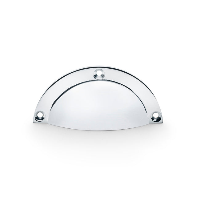 High quality image of Alexander & Wilks Raoul Cup Handle - Polished Chrome | Sku. aw910pc | Trade Door Handles.