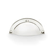High quality image of Alexander & Wilks Raoul Cup Handle - Polished Nickel | Sku. aw910pn | Trade Door Handles.