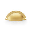 High quality image of Alexander & Wilks Raoul Cup Handle - Satin Brass | Sku. aw910sb | Trade Door Handles.