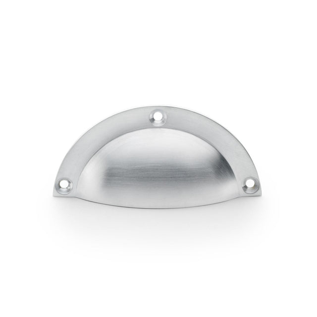 High quality image of Alexander & Wilks Raoul Cup Handle - Satin Chrome | Sku. aw910sc | Trade Door Handles.
