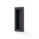 High quality image of Alexander & Wilks - RECTANGULAR FLUSH PULL - 100X45MM - Black | Sku. aw911-100-bl | Trade Door Handles.