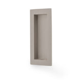 High quality image of Alexander & Wilks - RECTANGULAR FLUSH PULL - 100X45MM - Satin Nickel | Sku. aw911-100-sn | Trade Door Handles.