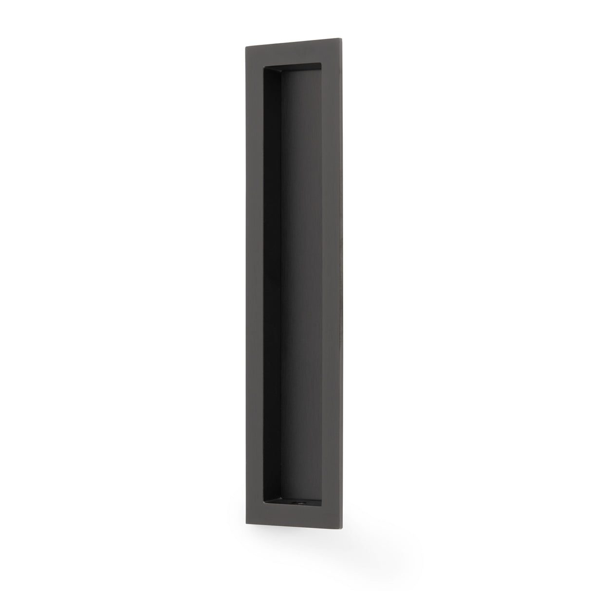 High quality image of Alexander & Wilks Rectangular flush pull - 100x45mm-Dark Bronze PVD-200mm | Sku. AW911-200-DBZPVD | Trade Door Handles.