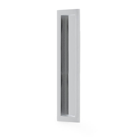 High quality image of Alexander & Wilks Rectangular flush pull - 100x45mm-Polished Chrome-200mm | Sku. AW911-200-PC | Trade Door Handles.