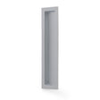 High quality image of Alexander & Wilks Rectangular flush pull - 100x45mm-Satin Chrome-200mm | Sku. AW911-200-SC | Trade Door Handles.