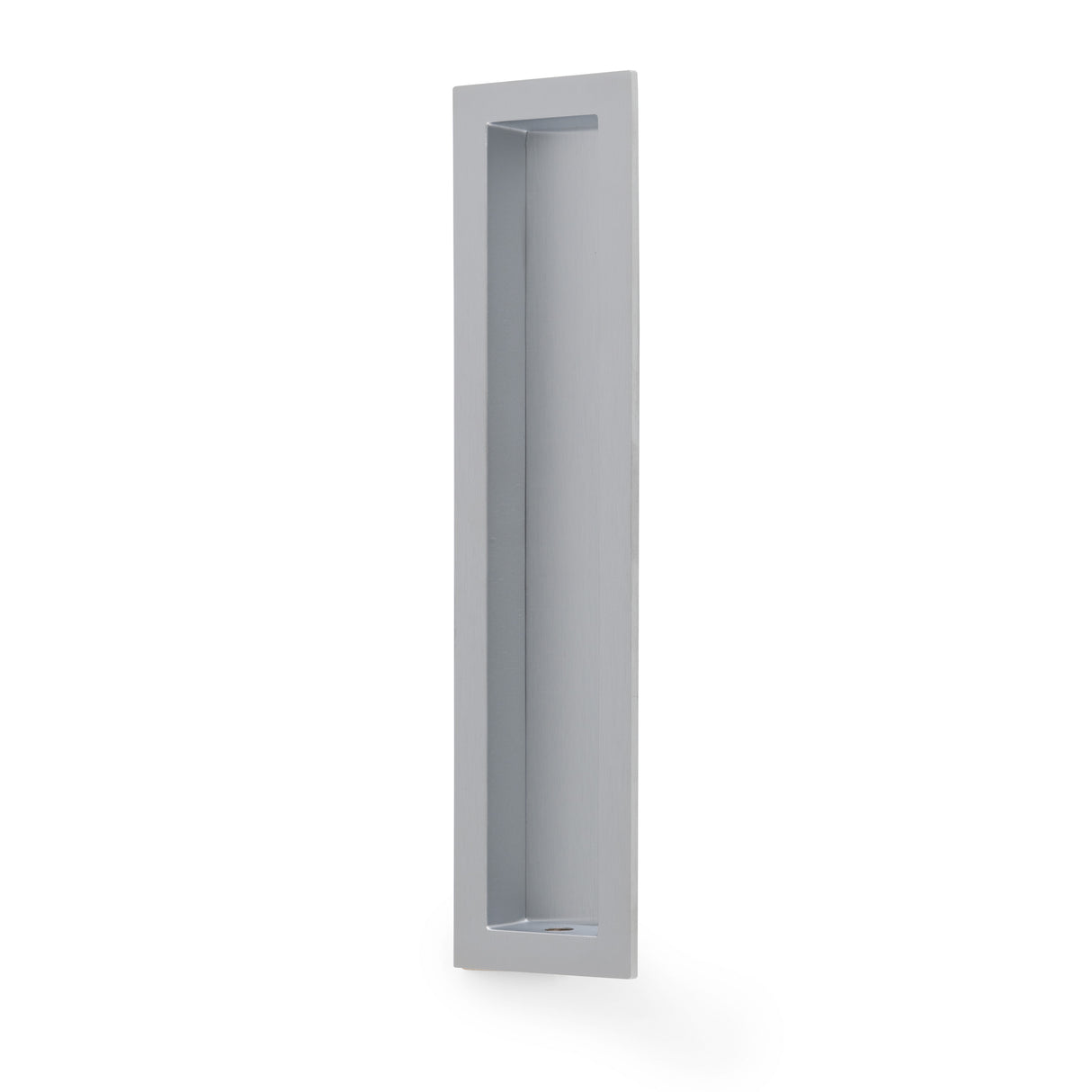 High quality image of Alexander & Wilks Rectangular flush pull - 100x45mm-Satin Chrome-200mm | Sku. AW911-200-SC | Trade Door Handles.