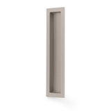High quality image of Alexander & Wilks Rectangular flush pull - 100x45mm-Satin Nickel-200mm | Sku. AW911-200-SN | Trade Door Handles.