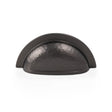 High quality image of Alexander & Wilks Bardom Hammered Ridged Cup Pull-Dark Bronze | Sku. AW912DBZ | Trade Door Handles.