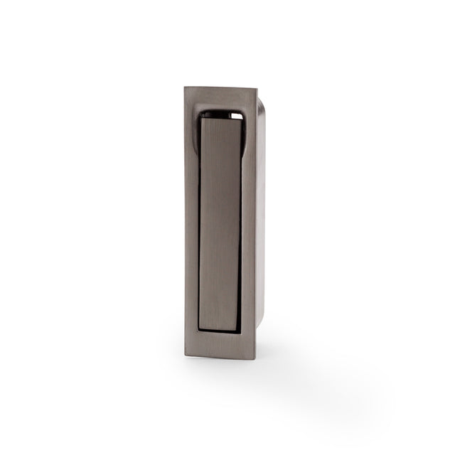 High quality image of Alexander & Wilks - Square Sliding Door Edge Pull - Dark Bronze PVD | Sku. aw990dbzpvd | Trade Door Handles.