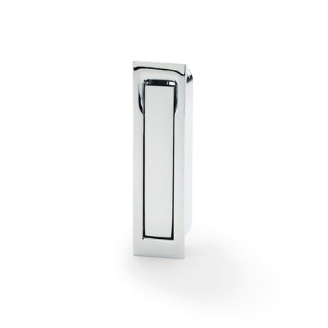 High quality image of Alexander & Wilks - Square Sliding Door Edge Pull - Polished Chrome | Sku. aw990pc | Trade Door Handles.
