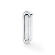 High quality image of Alexander & Wilks - Radius Sliding Door Edge Pull - Polished Chrome | Sku. aw991pc | Trade Door Handles.