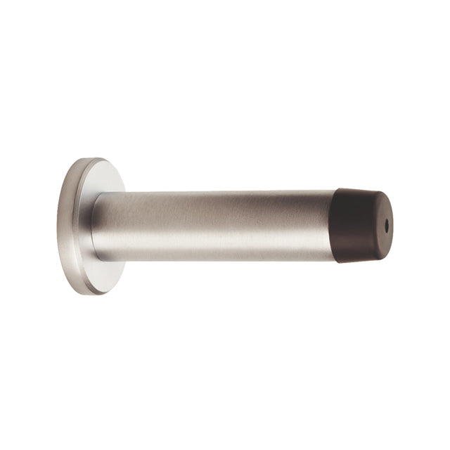 High quality image of Carlisle Brass - Wall Mounted Door Stop - Satin Chrome | Sku. az21sc | Trade Door Handles.