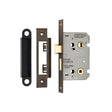 High quality image of Eurospec - Easi-T Residential Bathroom Lock 65mm - Matt Bronze | Sku. bae5025mbrz | Trade Door Handles.