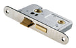 High quality image of Eurospec - Easi-T Residential Bathroom Lock 65mm Radius - Satin Nickel | Sku. bae5025sn-r | Trade Door Handles.