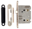 High quality image of Eurospec - Easi-T Residential Bathroom Lock 78mm Radius - Satin Nickel | Sku. bae5030sn-r | Trade Door Handles.