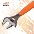 Bahco 200mm (8in) Adjustable Wrench with Wide Jaw Opening