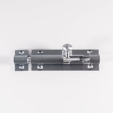 High quality image of Carlisle Brass - Barrel Bolt 102mm - Satin Chrome | Sku. bb3204sc | Trade Door Handles.