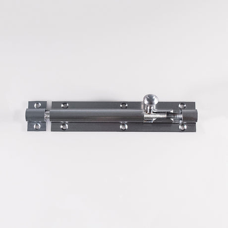 High quality image of Carlisle Brass - Barrel Bolt 151mm - Satin Chrome | Sku. bb3206sc | Trade Door Handles.