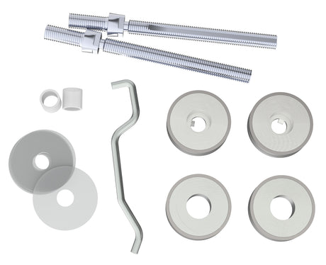 High quality image of Eurospec - Back To Back Fixing Pack - Satin Stainless Steel | Sku. bbf1019sss | Trade Door Handles.