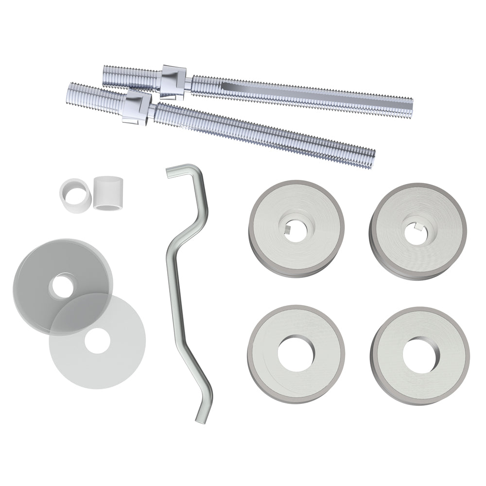 High quality image of Eurospec - Back To Back Fixing Pack - Satin Stainless Steel | Sku. bbf1030-2sss | Trade Door Handles.