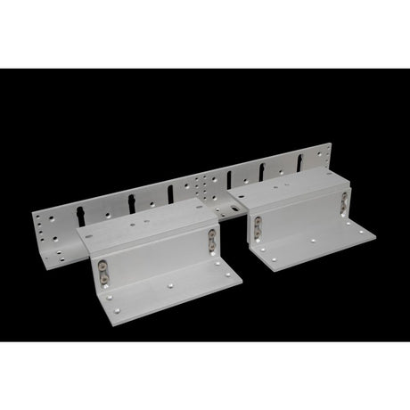 High quality image of the Zoo Hardware - Double Z & L Bracket for use with the ML1200 double range of Maglocks | Sku. bk1200-d-zl | available to order from Trade Door Handles in Kendal.