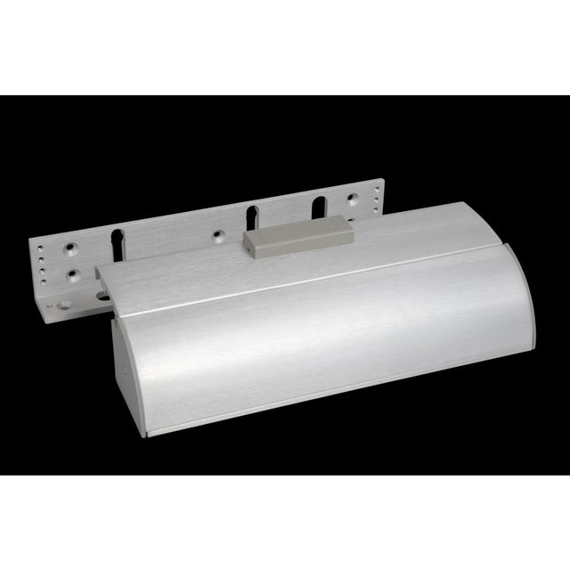 High quality image of the Zoo Hardware - Architectural Z&L Bracket with cover plates - For us with ML600 Maglocks | Sku. bk600-fl-ab | available to order from Trade Door Handles in Kendal.