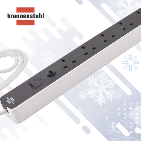 Brennenstuhl 5 Gang Switched Extension Lead 1.5m