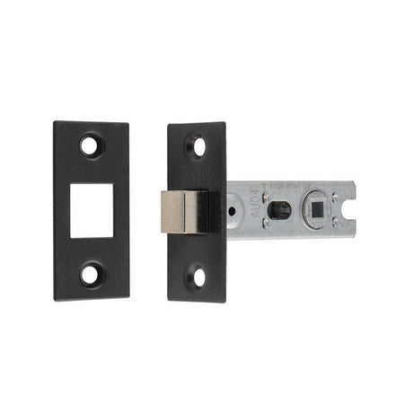 High quality image of Eurospec - Bolt-Through Tubular Deadbolt - Matt Black - 64mm | Sku. btd25mb | available to order from Trade Door Handles in Kendal.