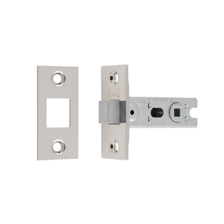 High quality image of Eurospec - Bolt-Through Tubular Deadbolt - Polished Nickel - 64mm | Sku. btd25np | available to order from Trade Door Handles in Kendal.