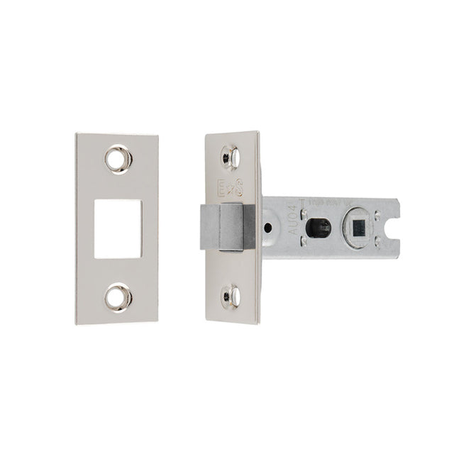 High quality image of Eurospec - Bolt-Through Tubular Deadbolt - Polished Nickel - 64mm | Sku. btd25np | available to order from Trade Door Handles in Kendal.