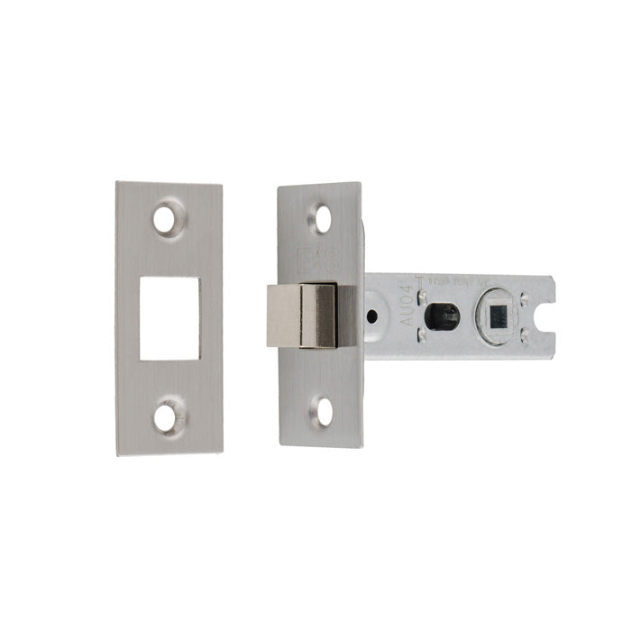 High quality image of Eurospec - Bolt-Through Tubular Deadbolt - Satin Stainless Steel - 64mm | Sku. btd25sss | available to order from Trade Door Handles in Kendal.
