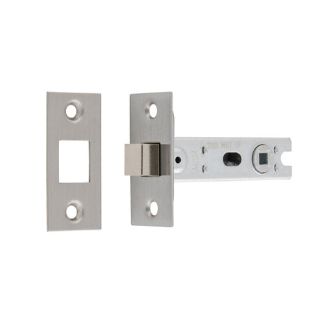 High quality image of Eurospec - Bolt-Through Tubular Deadbolt - Satin Stainless Steel - 76mm | Sku. btd30sss | available to order from Trade Door Handles in Kendal.