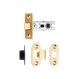 High quality image of Eurospec - Bolt Through Tubular Latch Radius - Electro Brassed | Sku. btl1-r | Trade Door Handles.