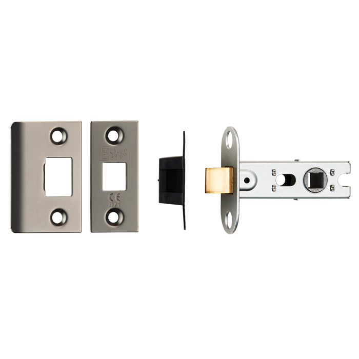 High quality image of Eurospec - 64Mm Ce B/T Tubular Mortice Latch Square - Matt Bronze | Sku. btl25mbrz | Trade Door Handles.