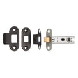 High quality image of Eurospec - 76mm Ce B/T Tubular Mortice Latch Radius - Matt Black | Sku. btl30mb-r | Trade Door Handles.