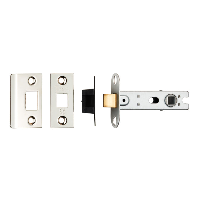 High quality image of Eurospec - 76Mm Ce B/T Tubular Mortice Latch Square - Nickel Plate | Sku. btl30np | Trade Door Handles.