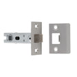 High quality image of Eurospec - 76MM BOLT-THROUGH TUBULAR LATCH - 8MM FOLLOWER - SQUARE - SSS | Sku. btl30sss | available to order from Trade Door Handles in Kendal.