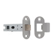 High quality image of Eurospec - 76MM BOLT-THROUGH TUBULAR LATCH - 8MM FOLLOWER - RADIUS - FIXED FOREND - SSS | Sku. btl30sss-r | available to order from Trade Door Handles in Kendal.