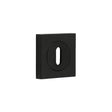 High quality image of Burlington - Standard Keyway Escutcheons Square Plain Black Sku. BUR-60MB-171MB
