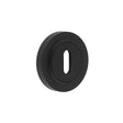 High quality image of Burlington - Standard Keyway Escutcheons Plain Rose Black Sku. BUR-60MB-71MB