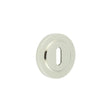 High quality image of Burlington - Standard Keyway Escutcheons Plain Rose Polished Nickel Sku. BUR-60PN-71PN