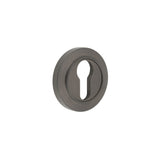 High quality image of Burlington - Euro Profile Escutcheons Chamfered Rose Dark Bronze Sku. BUR-61DB-72DB