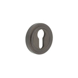 High quality image of Burlington - Euro Profile Escutcheons Stepped Rose Dark Bronze Sku. BUR-61DB-73DB