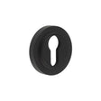 High quality image of Burlington - Euro Profile Escutcheons Plain Rose Black Sku. BUR-61MB-71MB