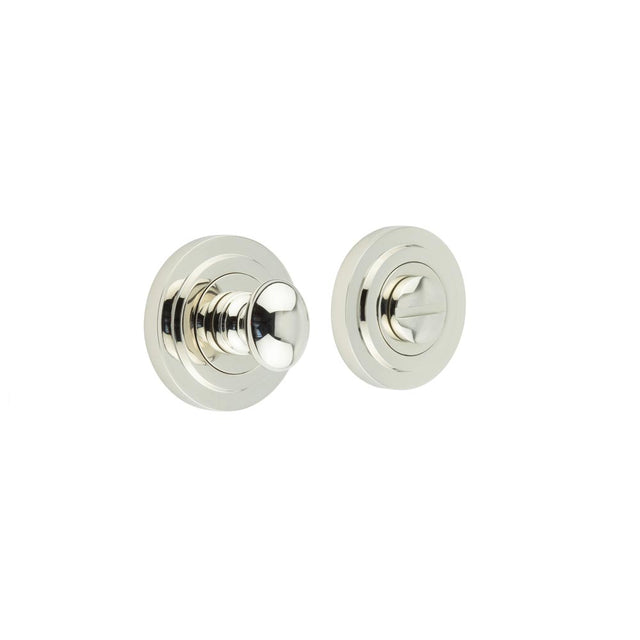 High quality image of Burlington - Turns & Releases Inner 1 Stepped Rose Polished Nickel Sku. BUR-80PN-52PN
