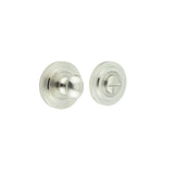 High quality image of Burlington - Turns & Releases Inner 1 Stepped Rose Satin Nickel Sku. BUR-80SN-52SN