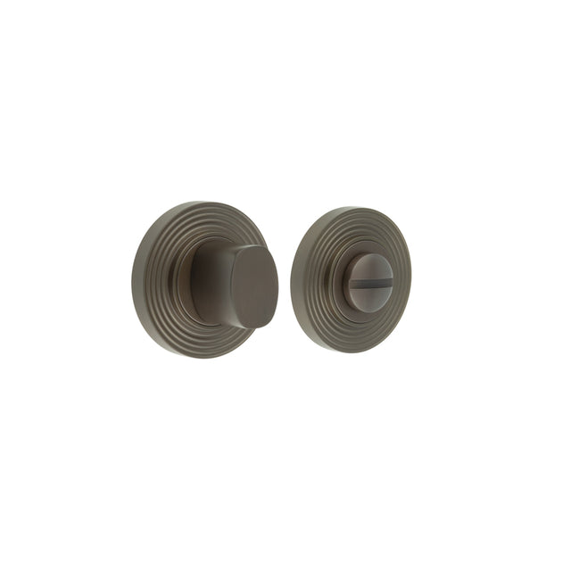 High quality image of Burlington - Turns & Releases Inner 3 Reeded Rose Dark Bronze Sku. BUR-81DB-53DB