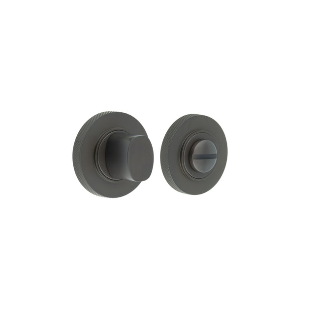 High quality image of Burlington - Turns & Releases Inner 3 Knurled Rose Dark Bronze Sku. BUR-81DB-55DB
