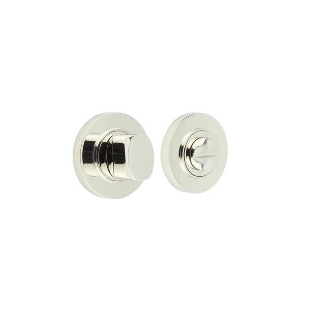 High quality image of Burlington - Turns & Releases Inner 3 Plain Rose Polished Nickel Sku. BUR-81PN-50PN