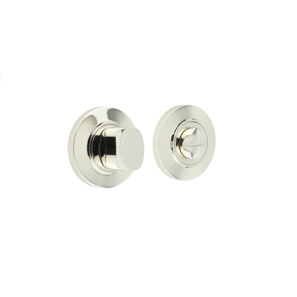 High quality image of Burlington - Turns & Releases Inner 3 Chamfered Rose Polished Nickel Sku. BUR-81PN-51PN